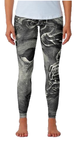 original art leggings created in April 2020 while quarantined in San Francisco's Castro District